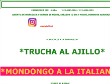 Tablet Screenshot of cantinachichilo.com.ar